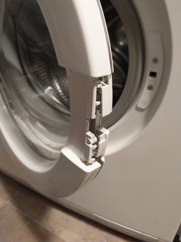 Udskift dør håndtage på en vaskemaskine