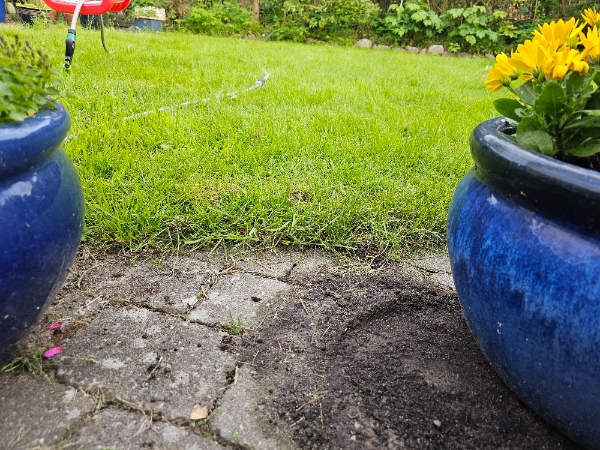 Græsplæne nedsænkning og bortkørsel