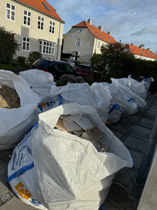Bygge affald afhentning