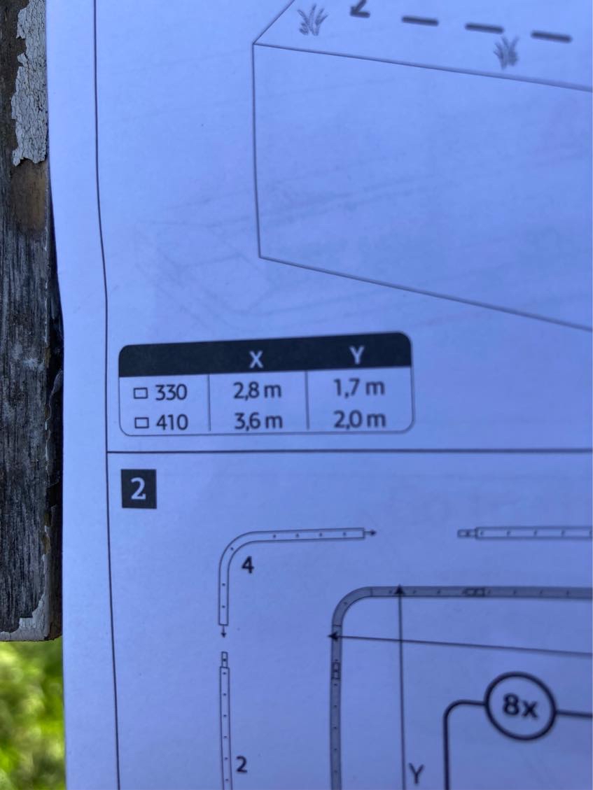Færdiggøre hul til trampolin