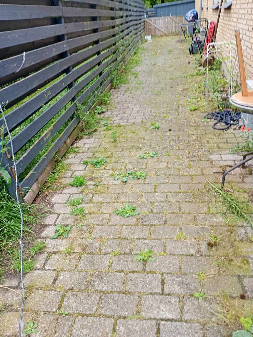 Rense fliser for ukrudt