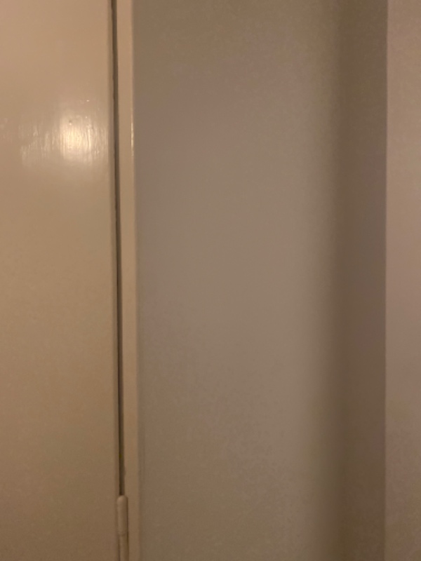 Fjernet indbygget skab