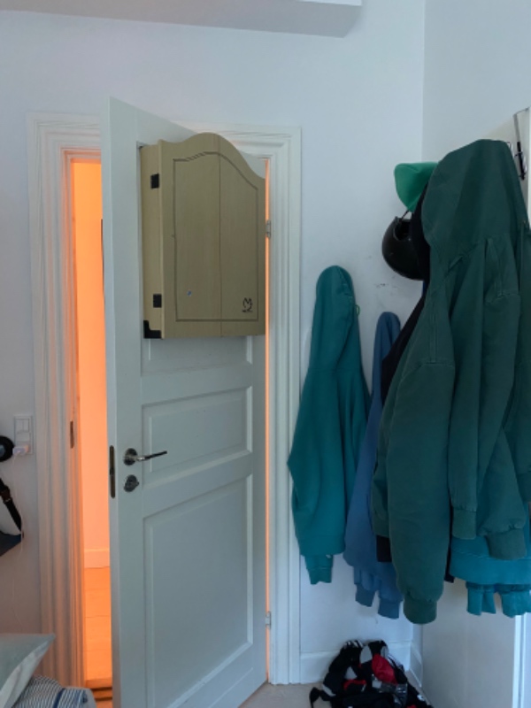 Loft, vægge, paneler og dør i 6m2 stort rum skal males hvidt