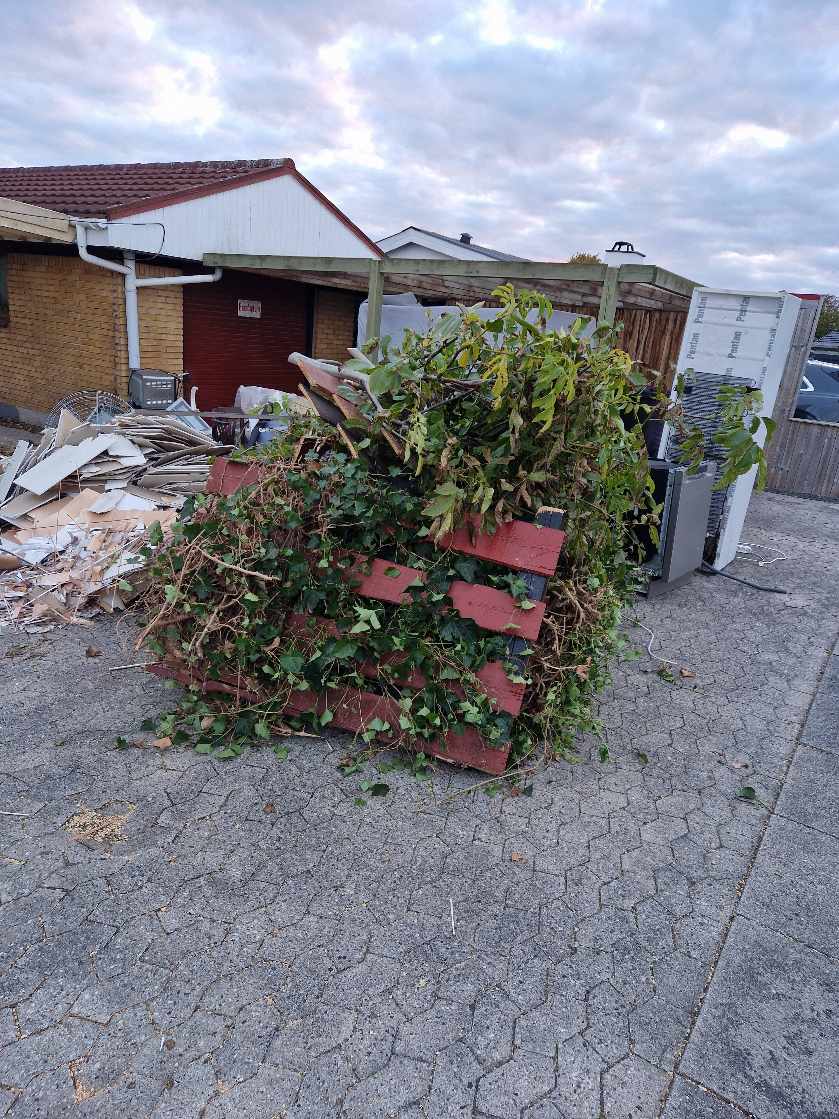 Fjerne blandet affald