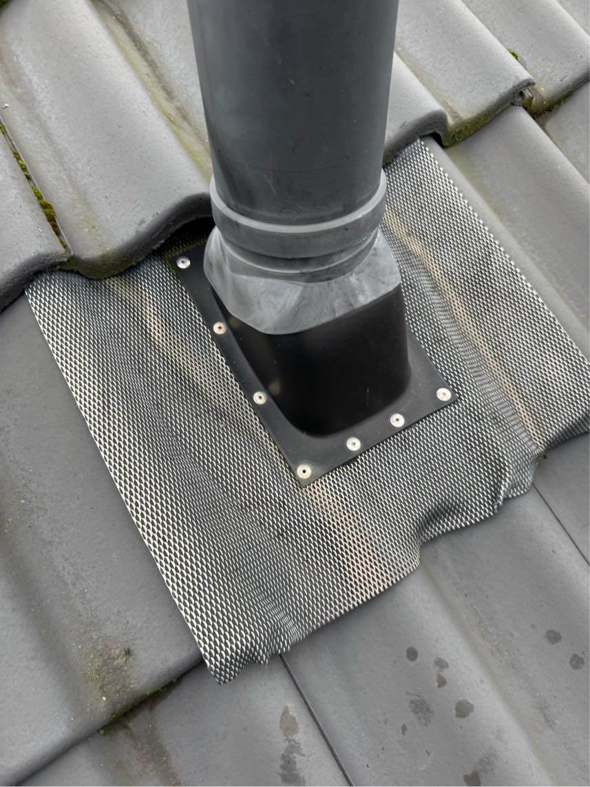 Afmontering af lodret aftræk fra gasfyr