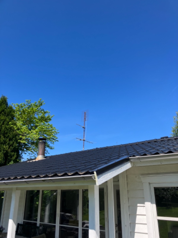 Nedtagning af antenne