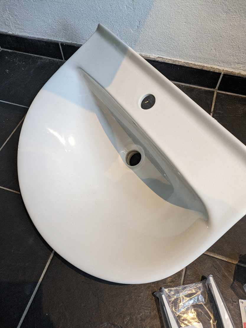 Fjerne vask + sætte ny vask op