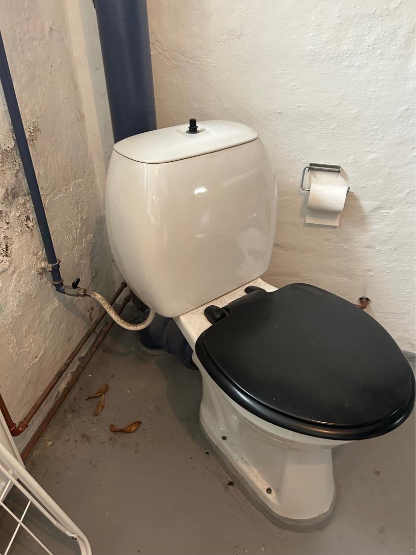 Nyt toilet og bortskaffelse af toilet