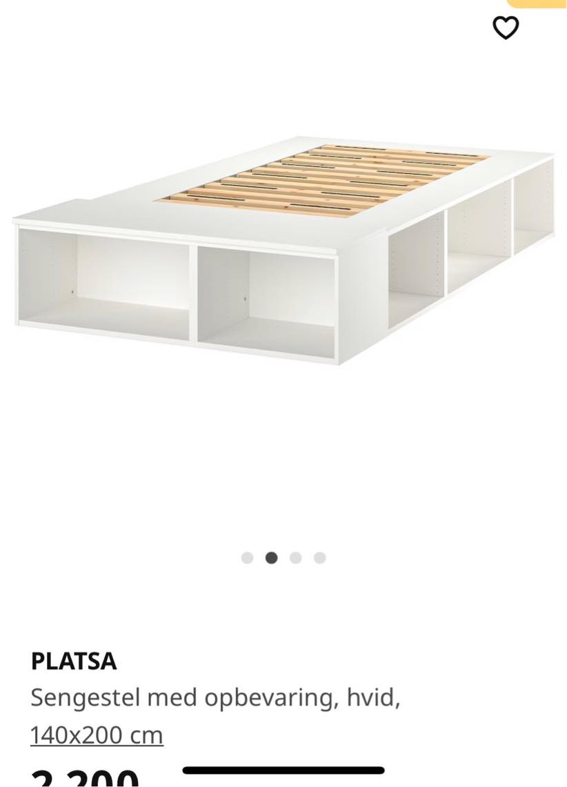 Samling af en sengestel + bord