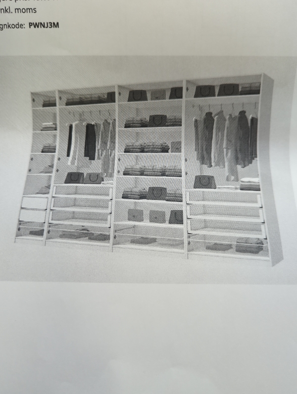 Samling af Ikea-skabe