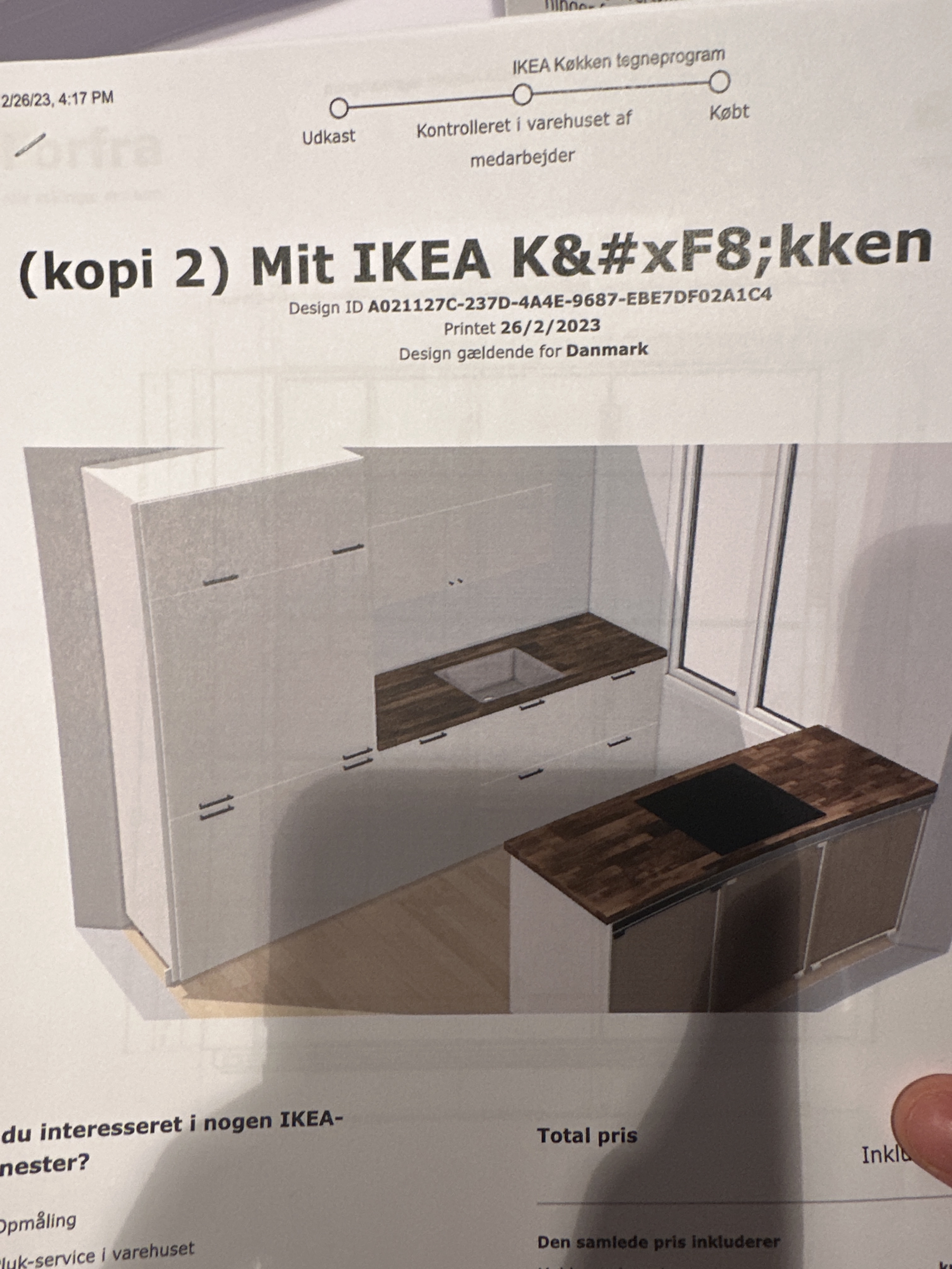 Opsætning af Ikea køkken