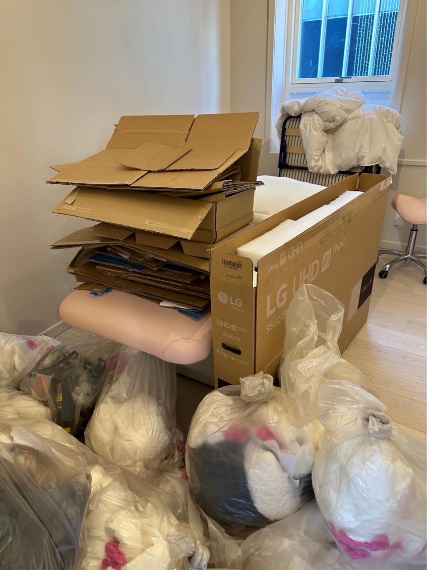 Afhentning af affald