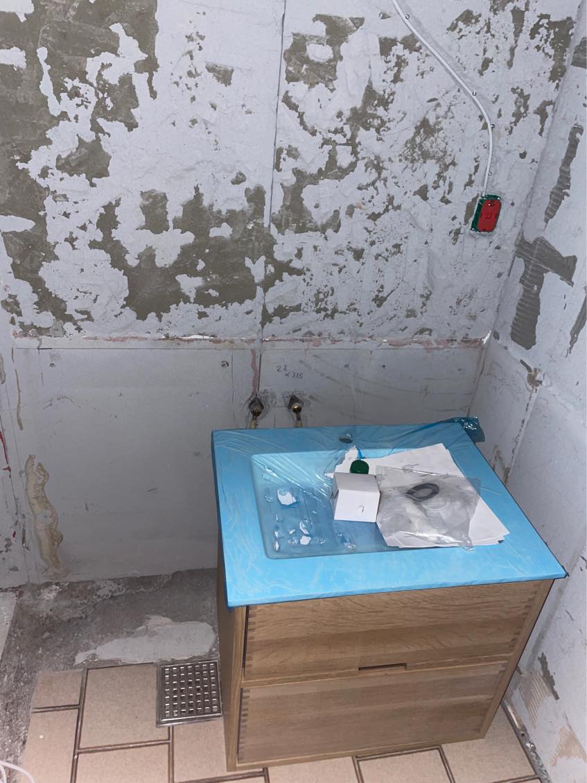 Murearbejde - renovering badeværelse