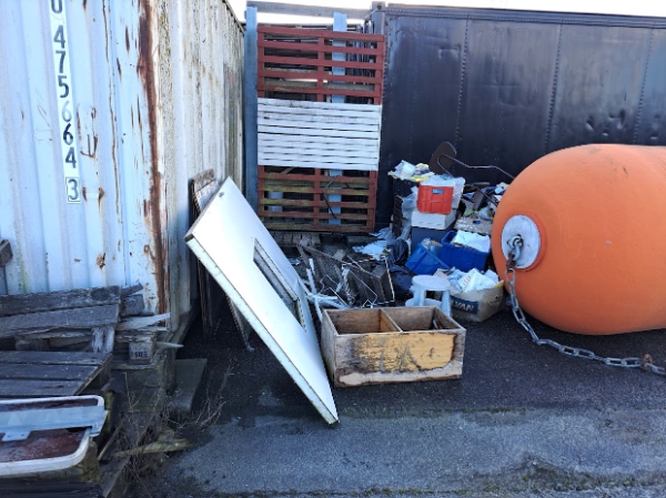 Afhentning af storskrald v. Aarhus Søfartsmuseum