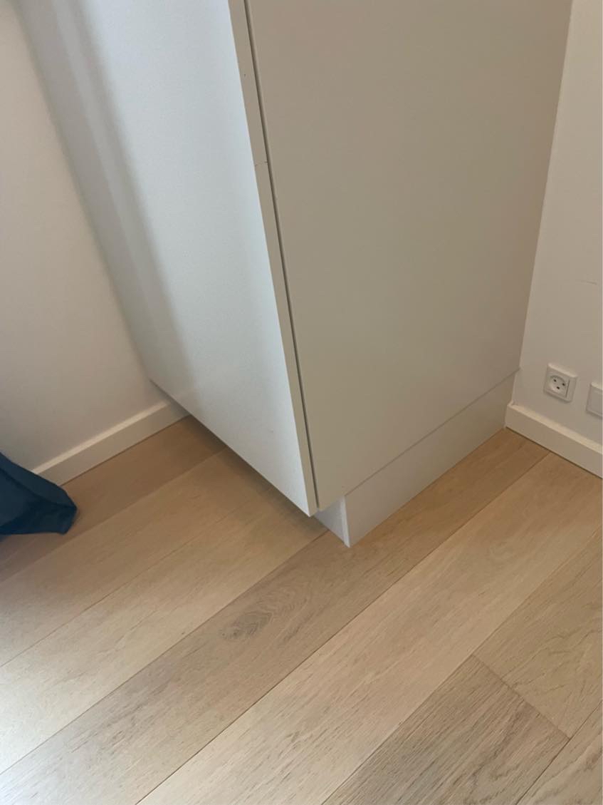 Flytte af indbygget invita skab fra kontor til gang