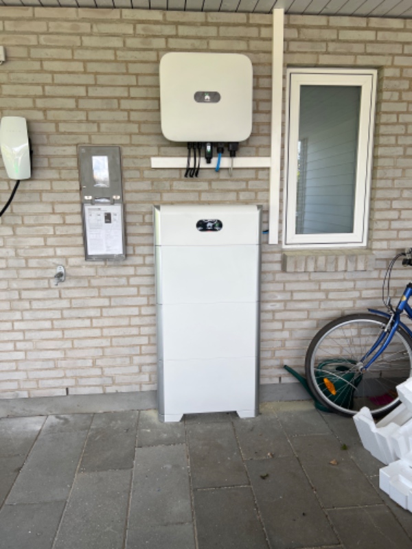 Jeg skal ha bygget et cover til en stor solcelle oplader som er monteret i min garage.