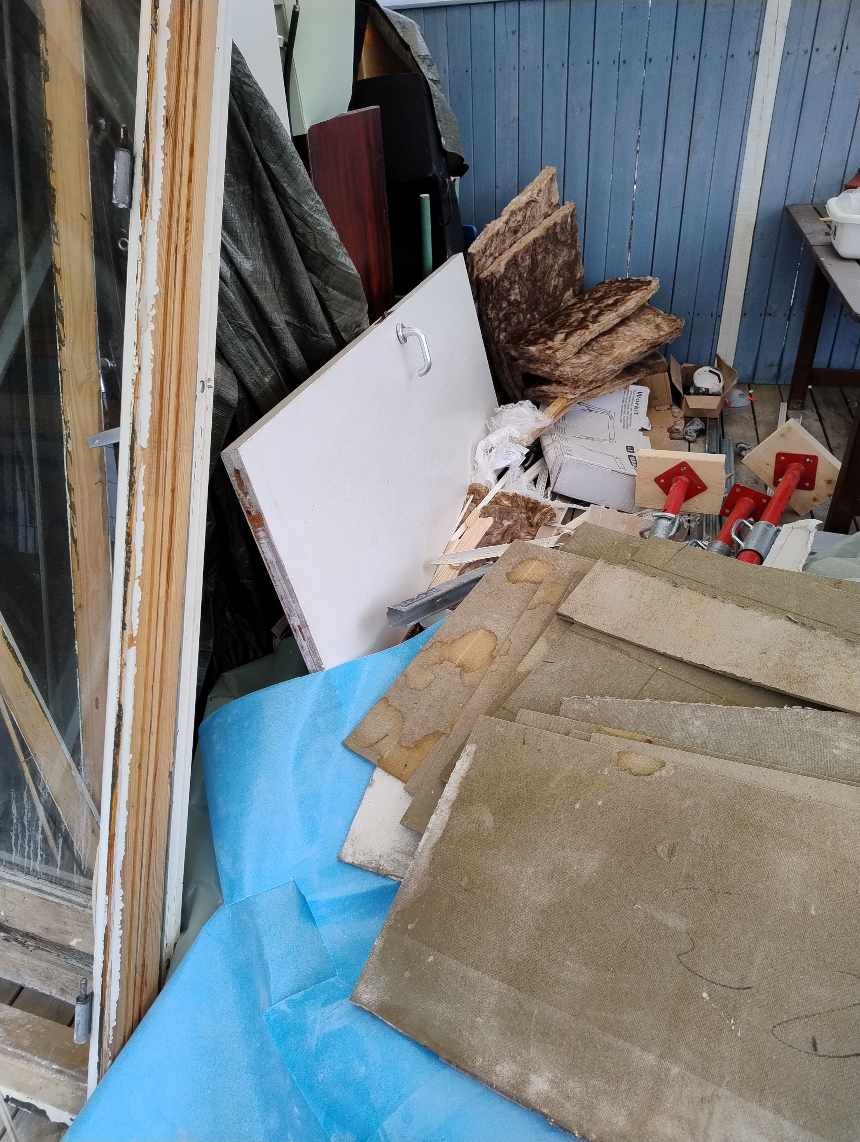 Afhentning af bygge affald