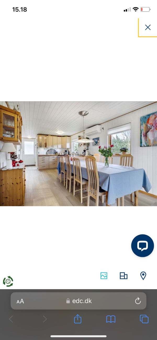 Male vægge i sommerhus indvendig