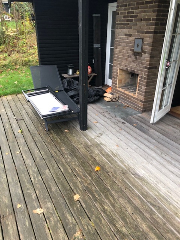 Udskiftning af 80 kvm træterrasse ved sommerhus
