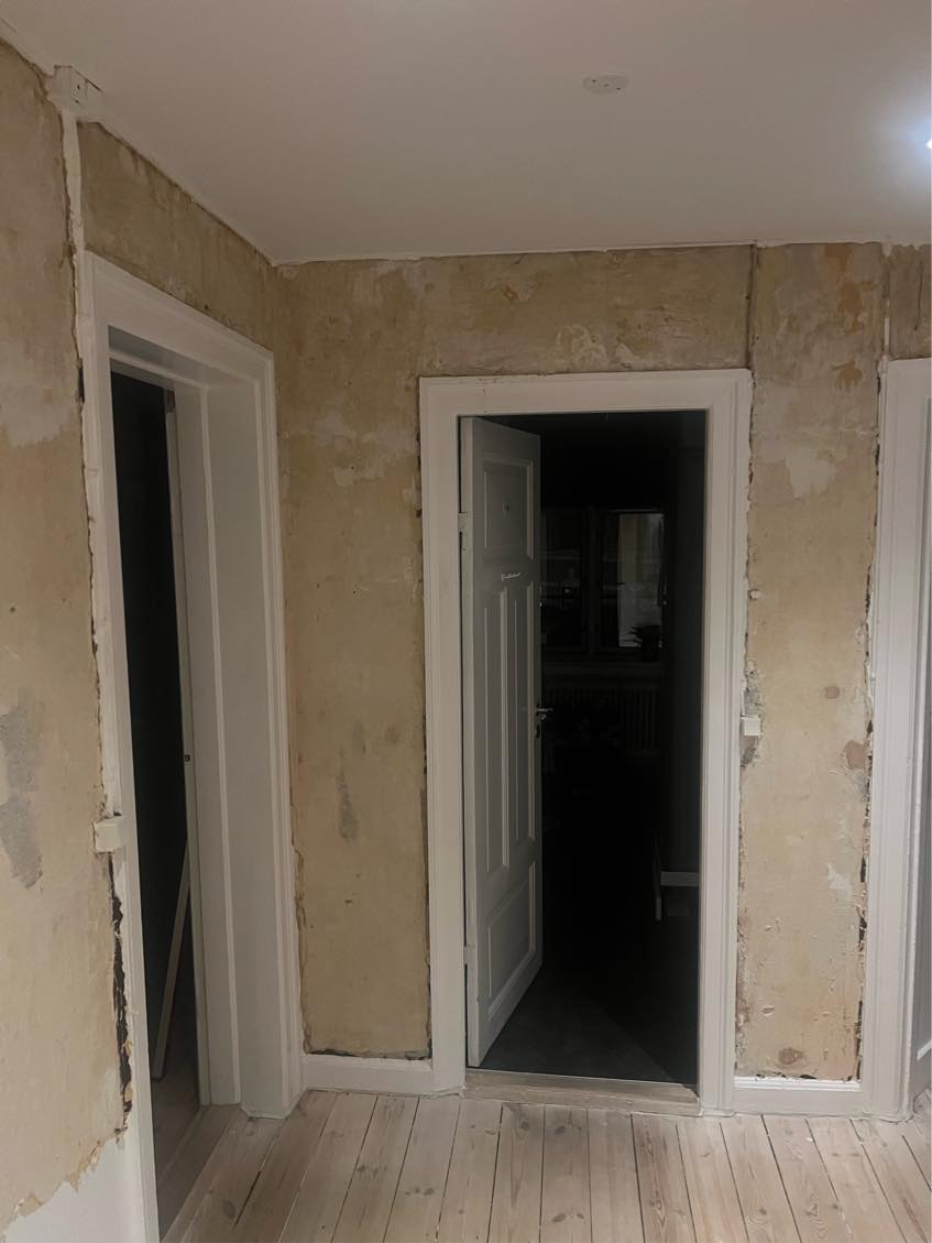 Fuldspartel af vægge