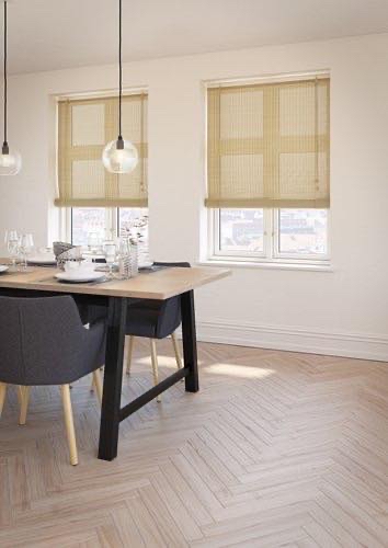 hængt rullegardiner op