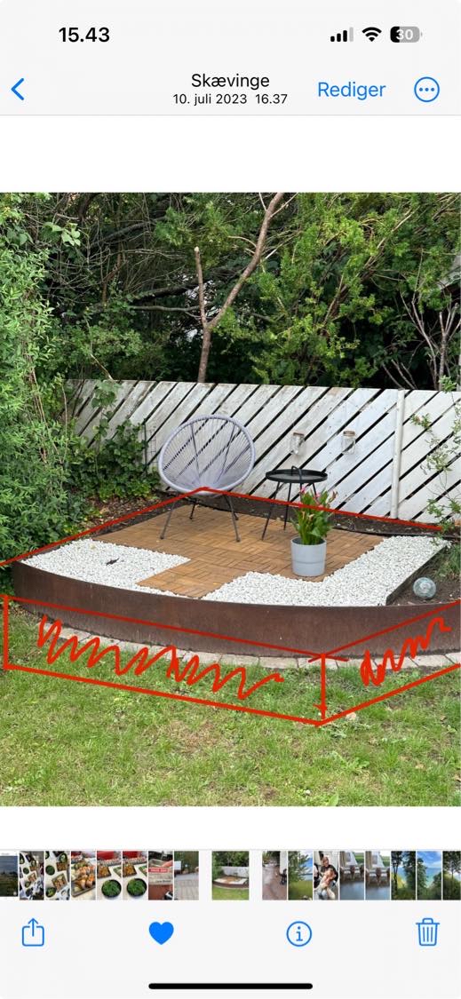 Lægning af terrasse 2,5 x 2,5