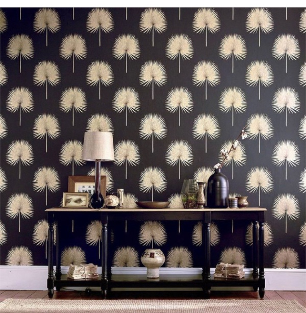 Opsætning af tapet på en væg