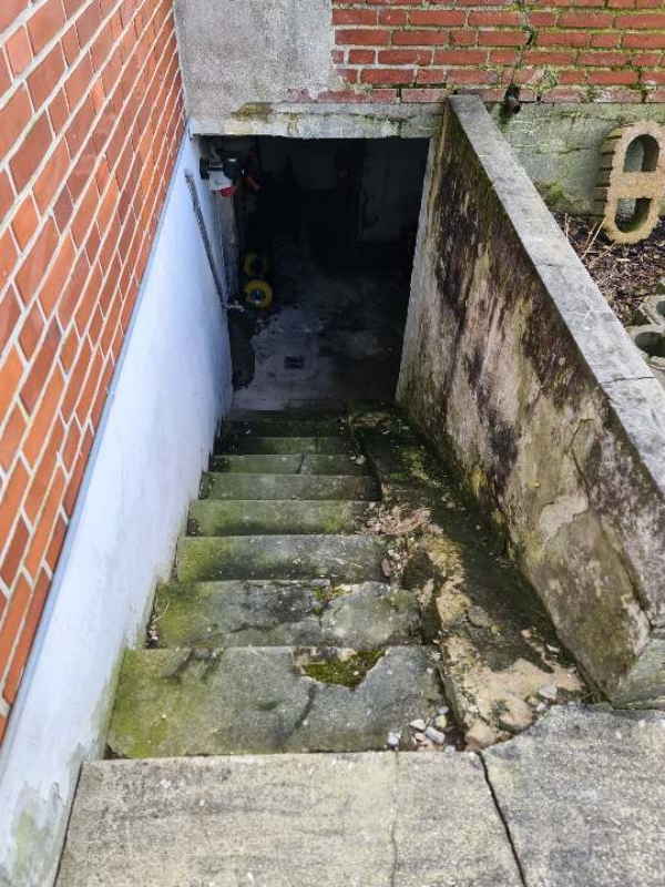 Reperation af trappe og mur langs med