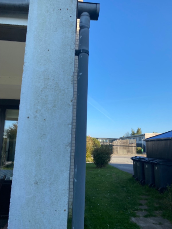 Opsætning af 6 meter tagrende