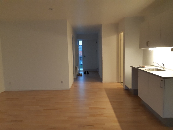 Fjerne savsmuldstapet, fuldspartle samt opsætning af væv og male