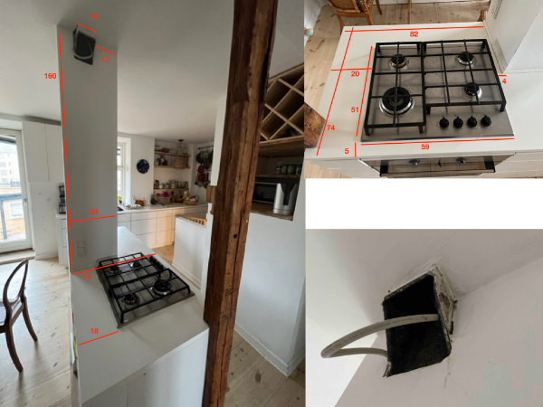 installation af emhætte