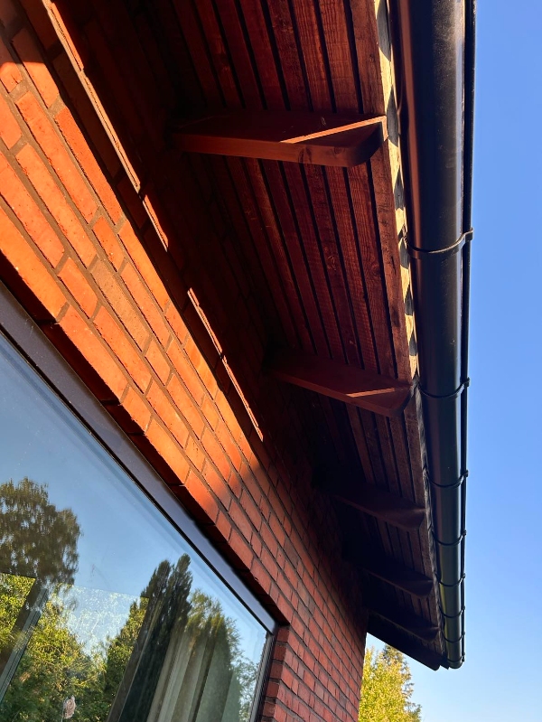 Maling af spær og udhæng