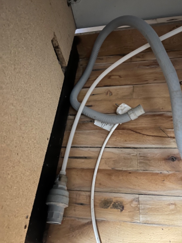 Tilslutning af opvaskemaskine