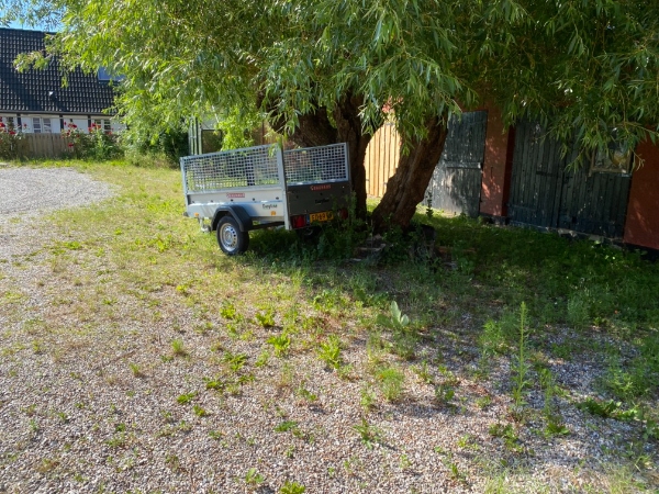 Sprøjtning af gårdsplads