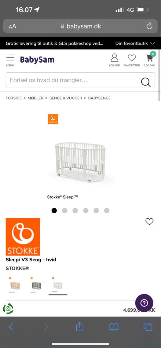 Jeg skal have bygget en kommode og en børneseng