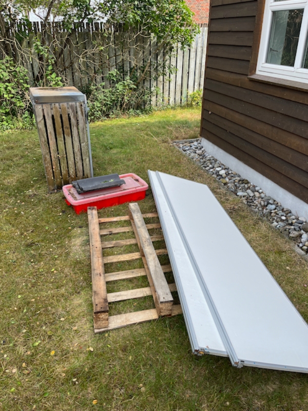 Køres på genbrugspladsen