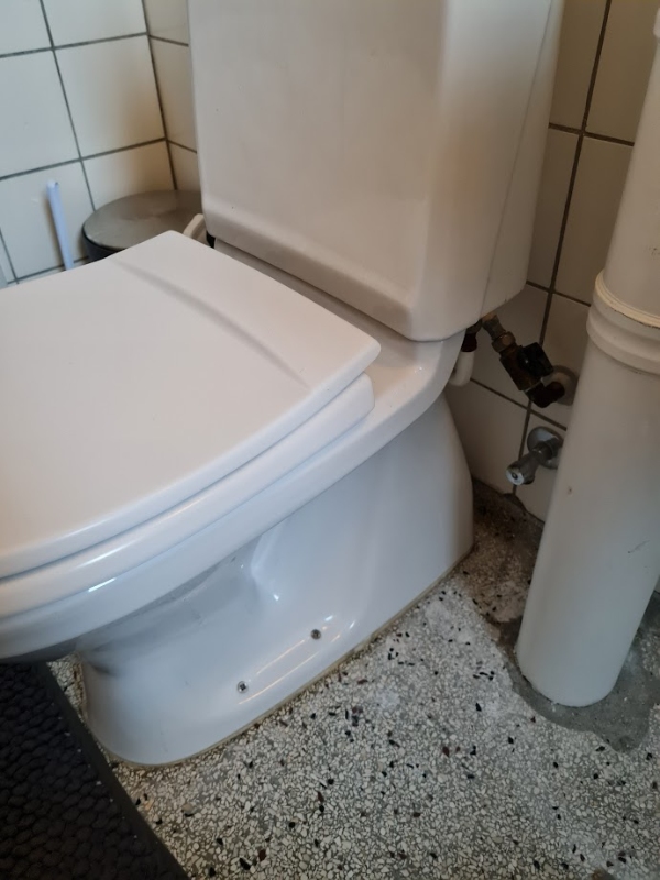 montering af toilet