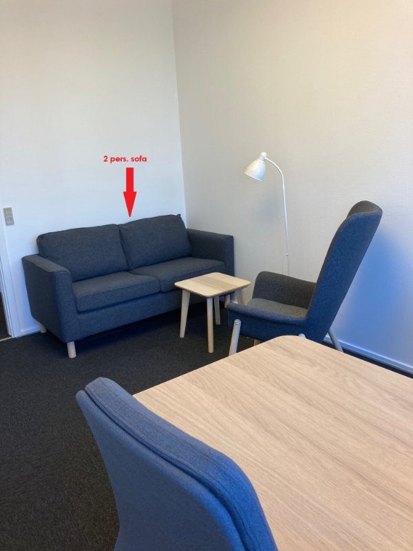 Flytning af nogle kontormøbler fra Charlottenlund 2.sal til Espergærde 2.sal