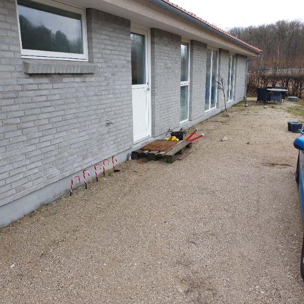 Gravearbejde til flisebelægning