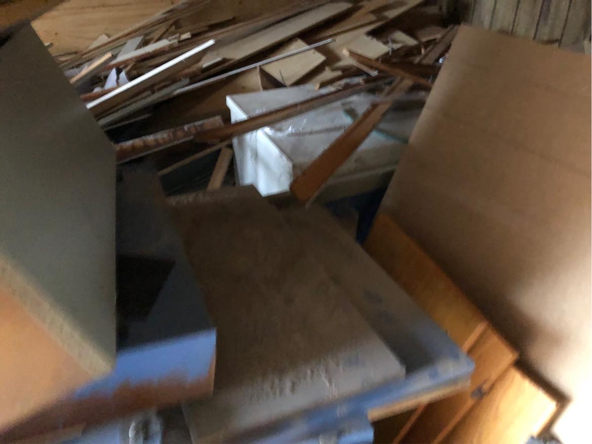 Oprydning af renoverings affald