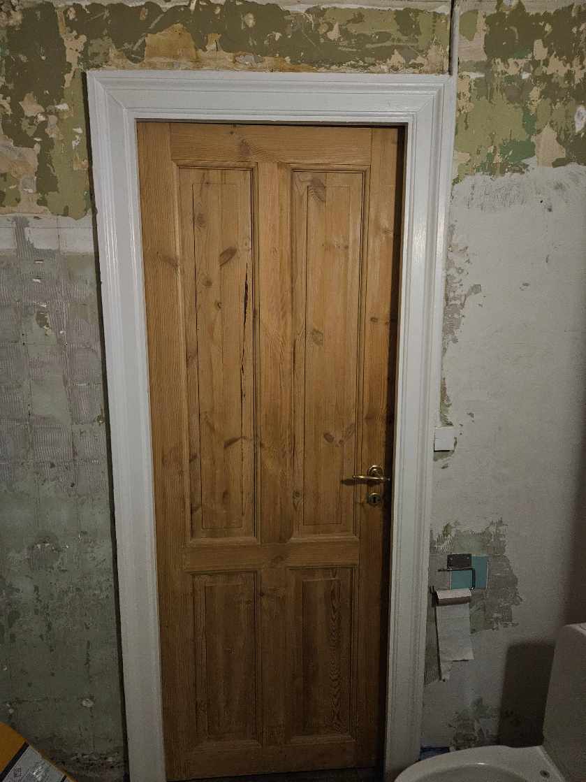 Pex rør installationer, fræsning og spartling