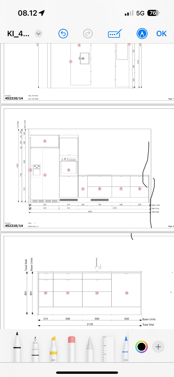Montering af køkken