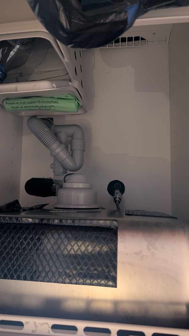 Installation opvaskemaskine