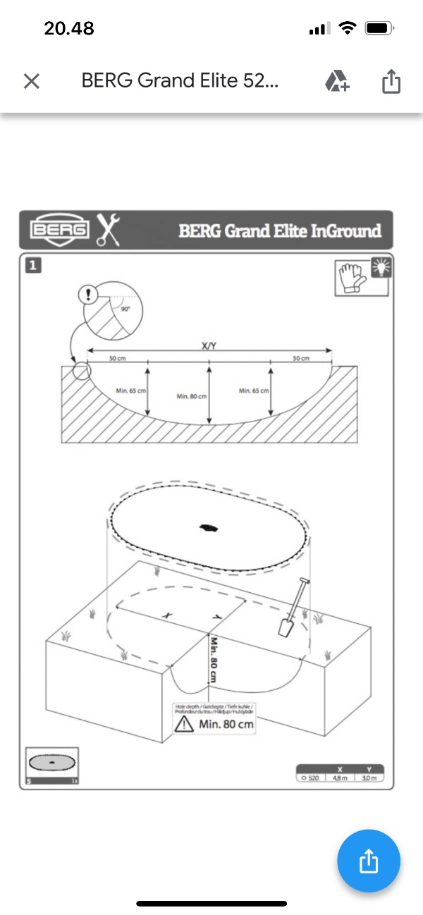 Trampolin, pool, kabler osv.
