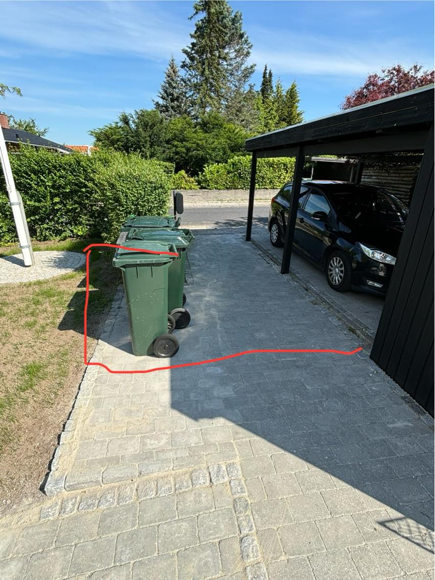 Opsætning af hegn og havelåge