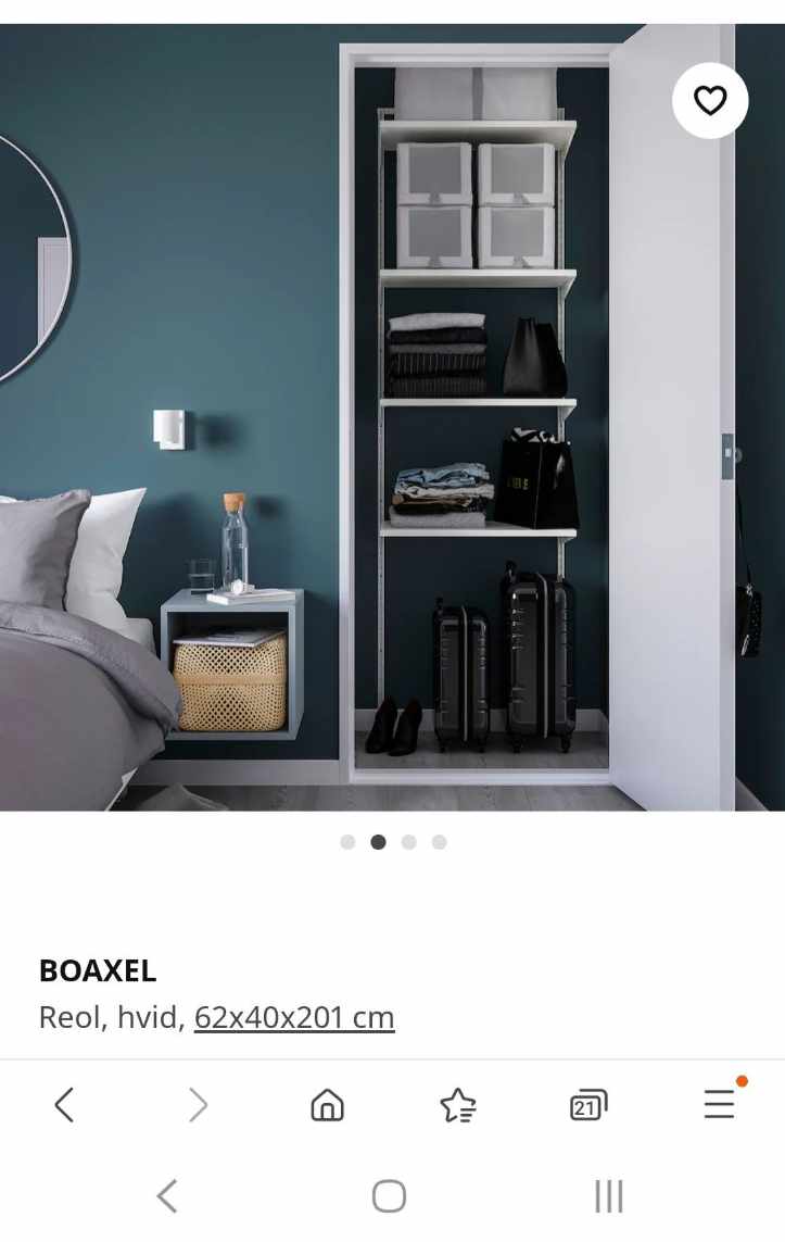 Montering af garderobe