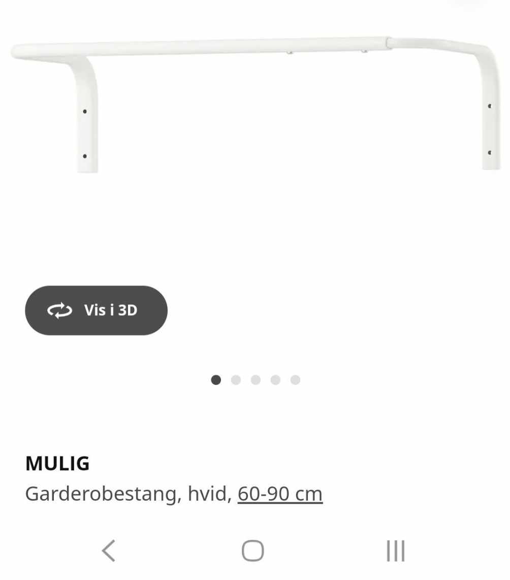Montering af garderobe