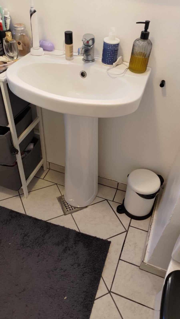 Udskiftning af håndvask på badeværelse