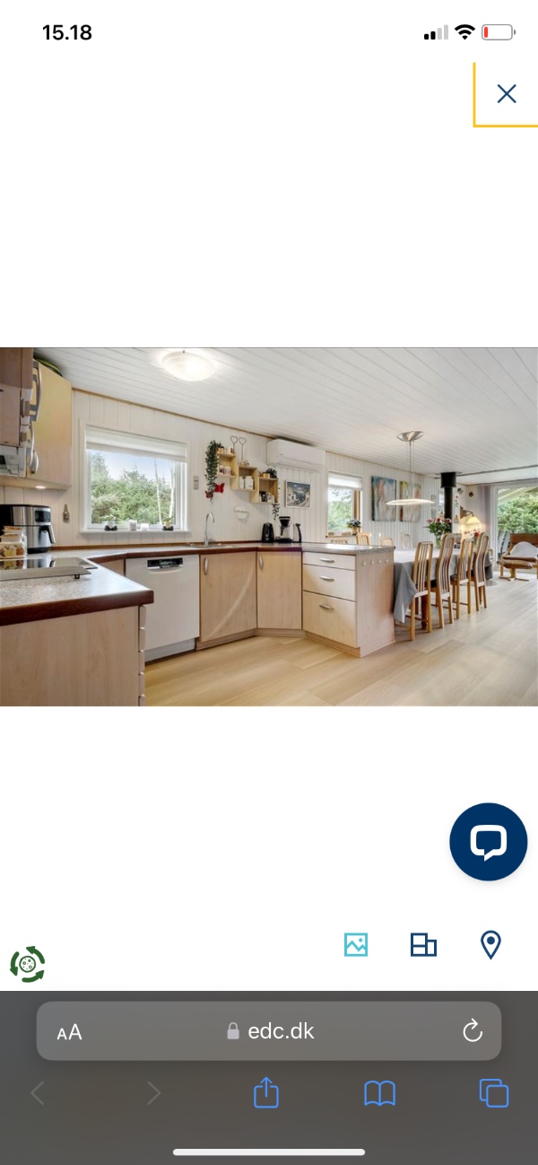 Male vægge i sommerhus indvendig