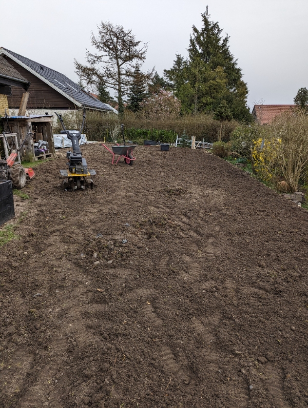 Anlægning af rullegræsplæne